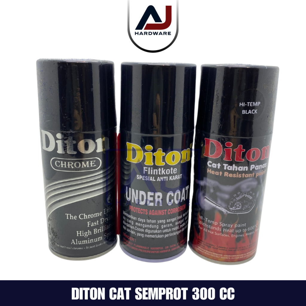 Pilox Diton Hi Temp 300 Cc Black Pylox Pilok Anti Panas Paint Knalpot