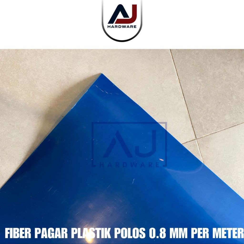 Penutup Pagar Rumah Fiber Polos Plastik Penutup Serbaguna 0.8 MM Per Meter