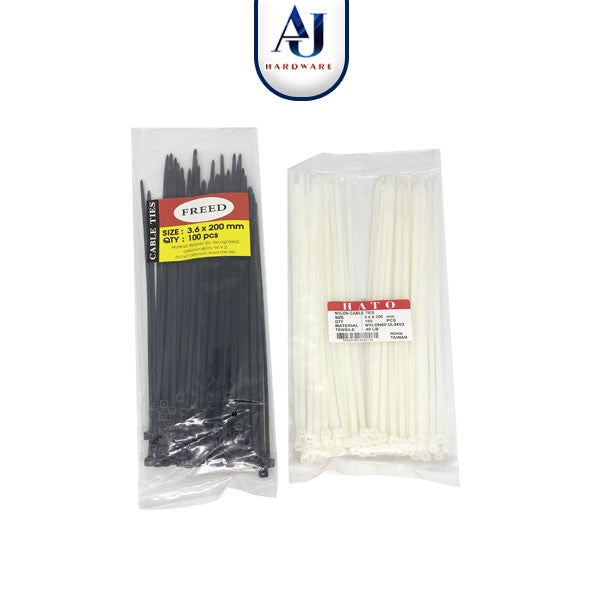 Kabel Ties Tebal Hato Kabel Tis 20 cm 100 pcs Cable Tie 3,6 x 200 mm