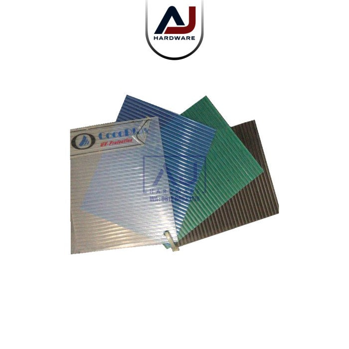 Penutup Pagar Rumah Fiber Garis Plastik Penutup Serbaguna 0.8 MM Meter