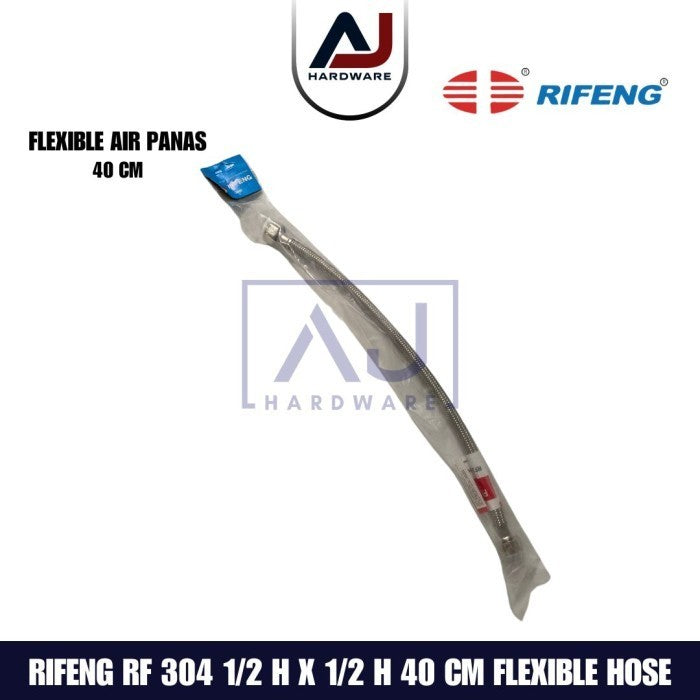 Rifeng Selang Flexible Hose 50 cm Selang Flexible Air Anyam 1/2 Inch Selang Flexible Connector RF304