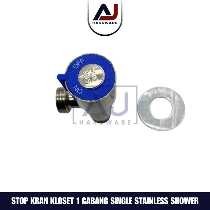 Stop Kran Kloset 1 Cabang Single Stainless Jet Shower Camel Stop Kran Air Kloset 1/2 Inch
