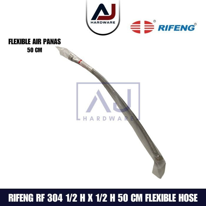 Rifeng Selang Flexible Hose 40 cm Selang Flexible Air Anyam 1/2 Inch Selang Flexible Connector RF304