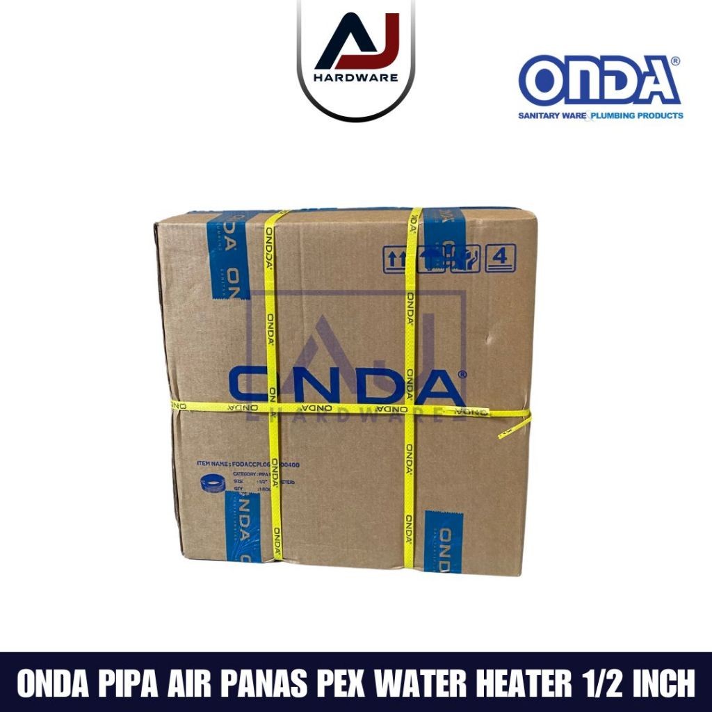 Pipa Air Panas Onda 1/2" Selang Fleksible Air Panas Pex Water heater Pipa Air Panas 1/2 Inch Per Roll (50 Meter)
