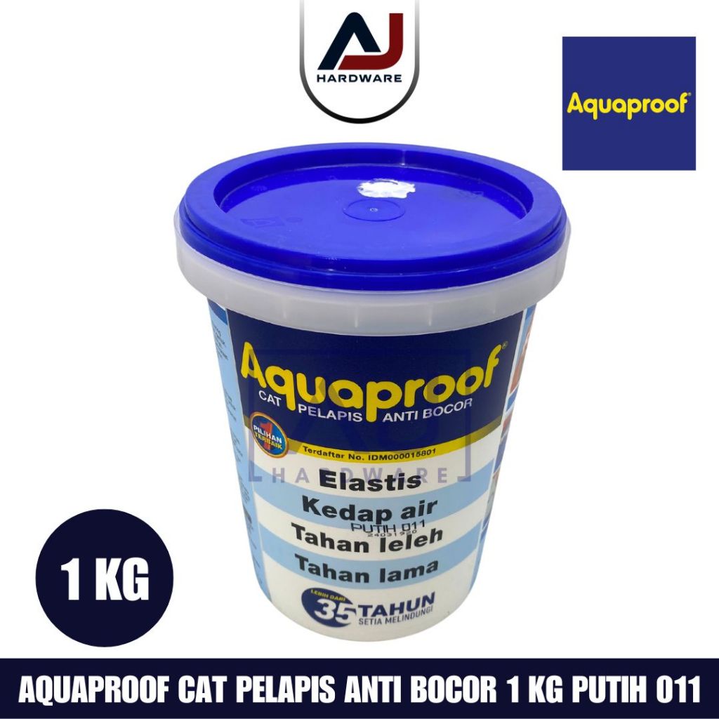 Cat Pelapis Anti Bocor Aquaproof Aqua proof 1kg Cat Waterproofing Aquaproof 1kg Aquaproof 1kg