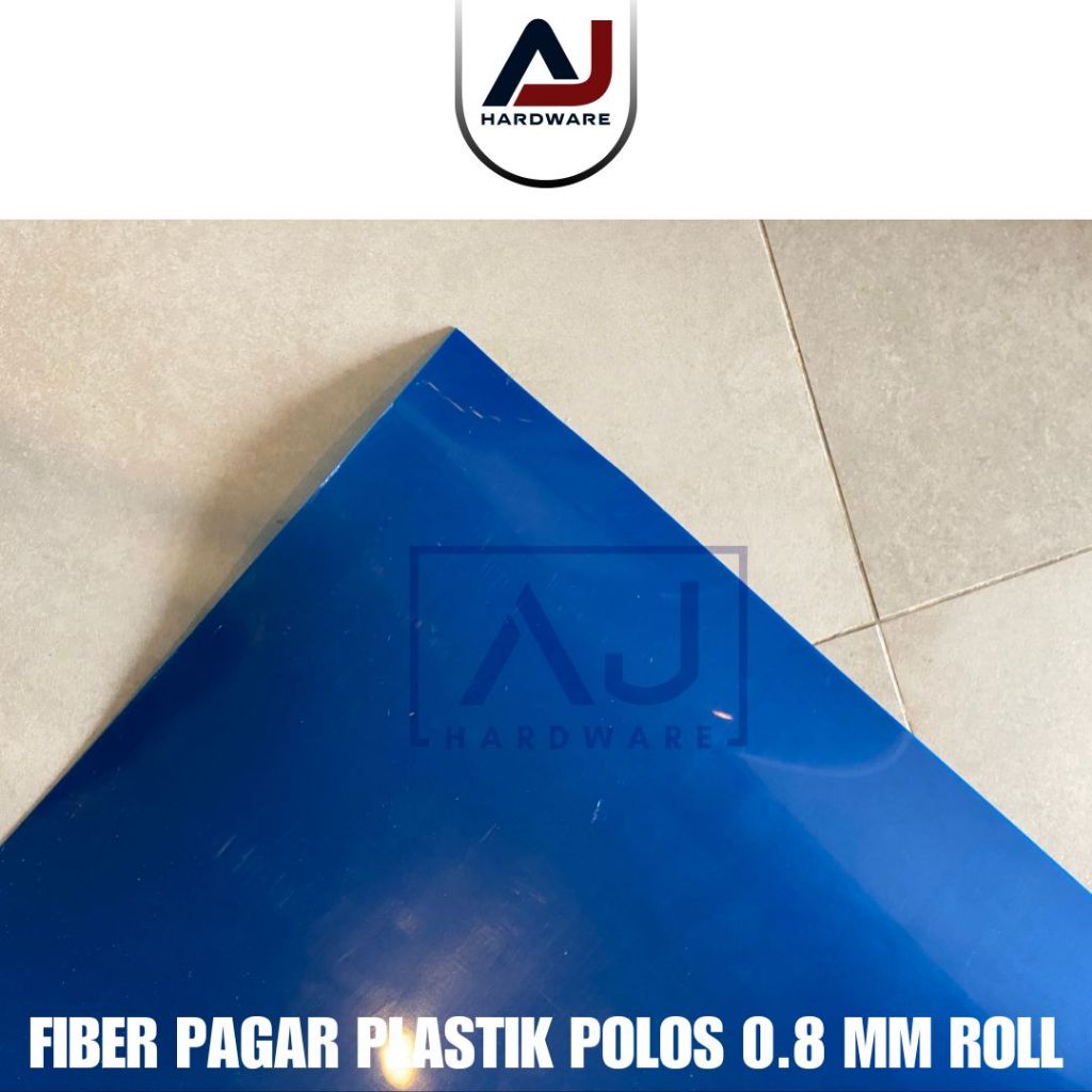 Penutup Pagar Rumah Fiber Polos Plastik Penutup Serbaguna 0.8 MM Roll