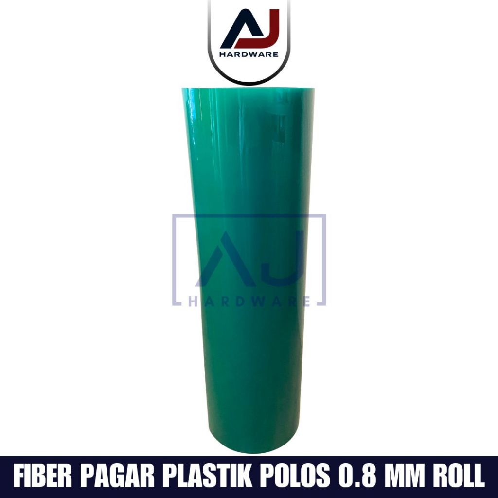 Penutup Pagar Rumah Fiber Polos Plastik Penutup Serbaguna 0.8 MM Roll