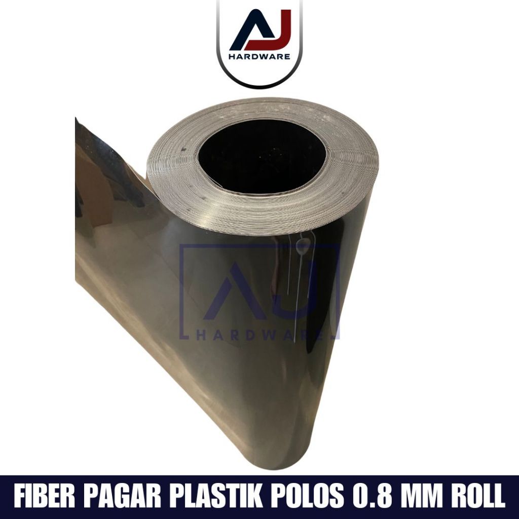 Penutup Pagar Rumah Fiber Polos Plastik Penutup Serbaguna 0.8 MM Roll