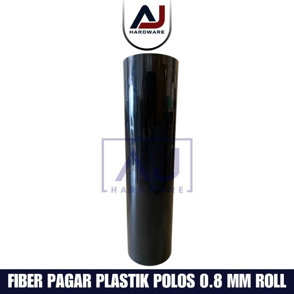 Penutup Pagar Rumah Fiber Polos Plastik Penutup Serbaguna 0.8 MM Roll
