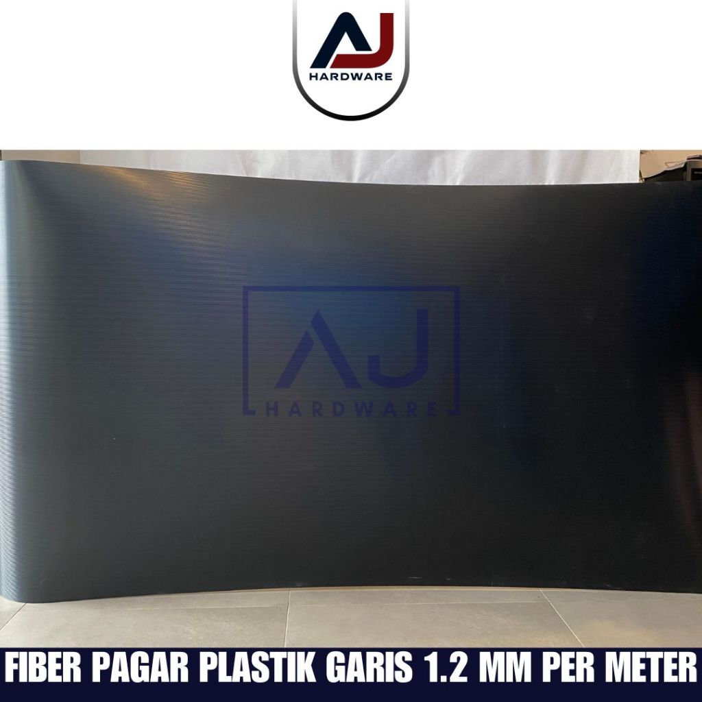 Penutup Pagar Rumah Fiber Garis Plastik Penutup Serbaguna Tebal 1.2 MM Lebar/Tinggi 1 Meter Dijual Per Meter