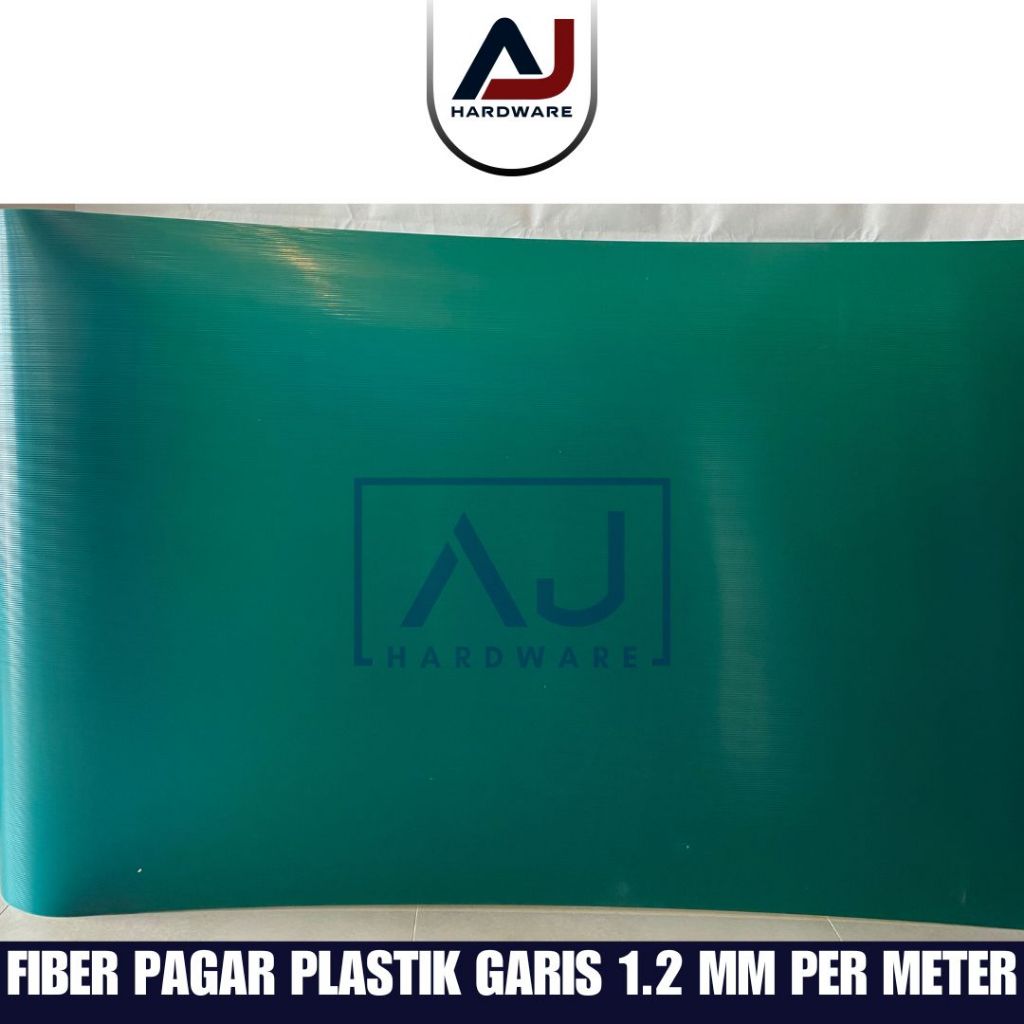 Penutup Pagar Rumah Fiber Garis Plastik Penutup Serbaguna Tebal 1.2 MM Lebar/Tinggi 1 Meter Dijual Per Meter