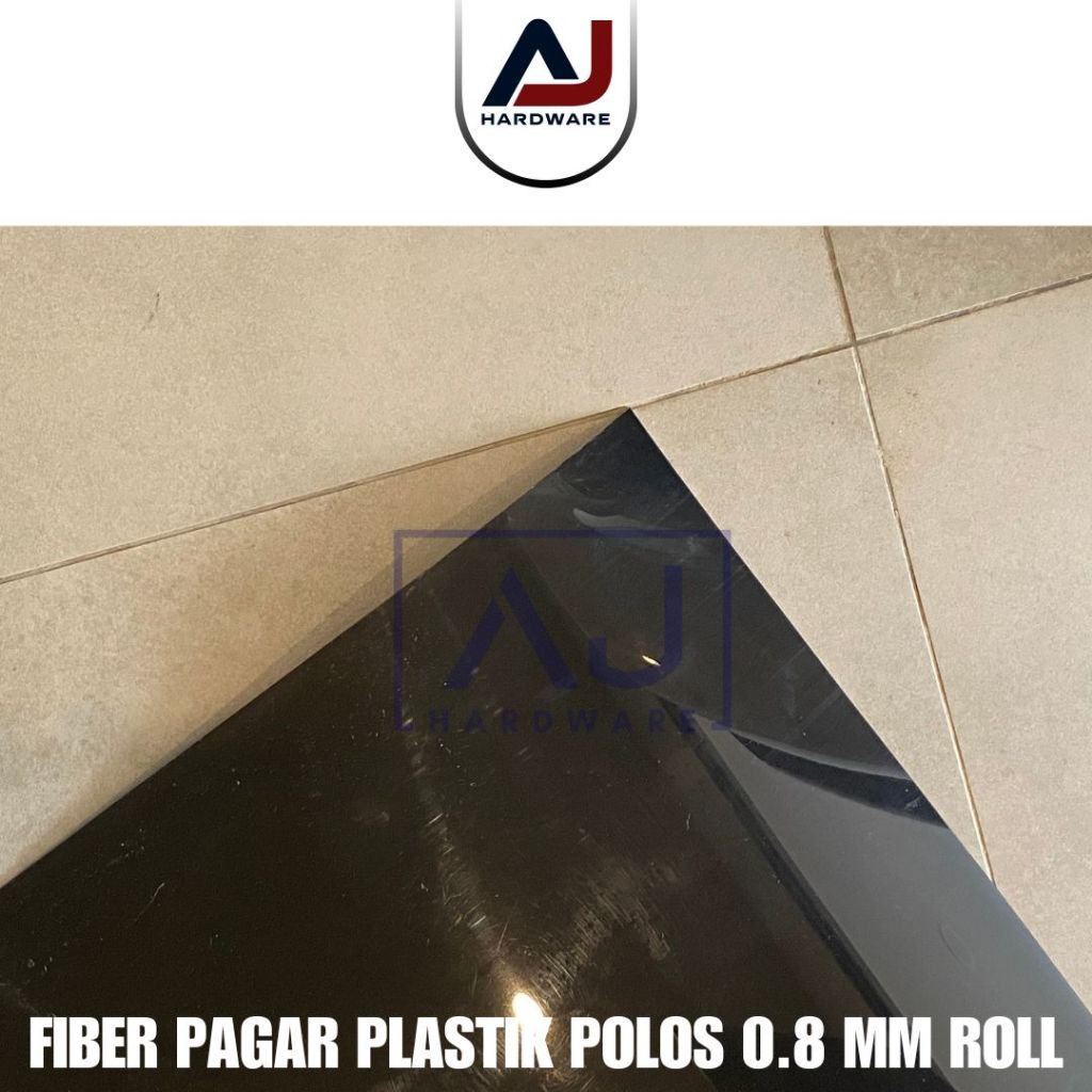 Penutup Pagar Rumah Fiber Polos Plastik Penutup Serbaguna 0.8 MM Roll