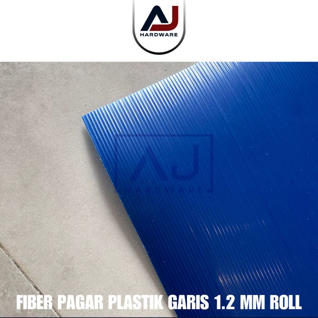 Penutup Pagar Rumah Fiber Garis Plastik Penutup Serbaguna 1.2 MM Dijual Per Roll Anti Karat, Tahan Cuaca, dan Tahan Lama