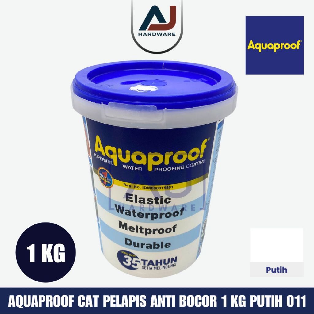 Cat Pelapis Anti Bocor Aquaproof Aqua proof 1kg Cat Waterproofing Aquaproof 1kg Aquaproof 1kg