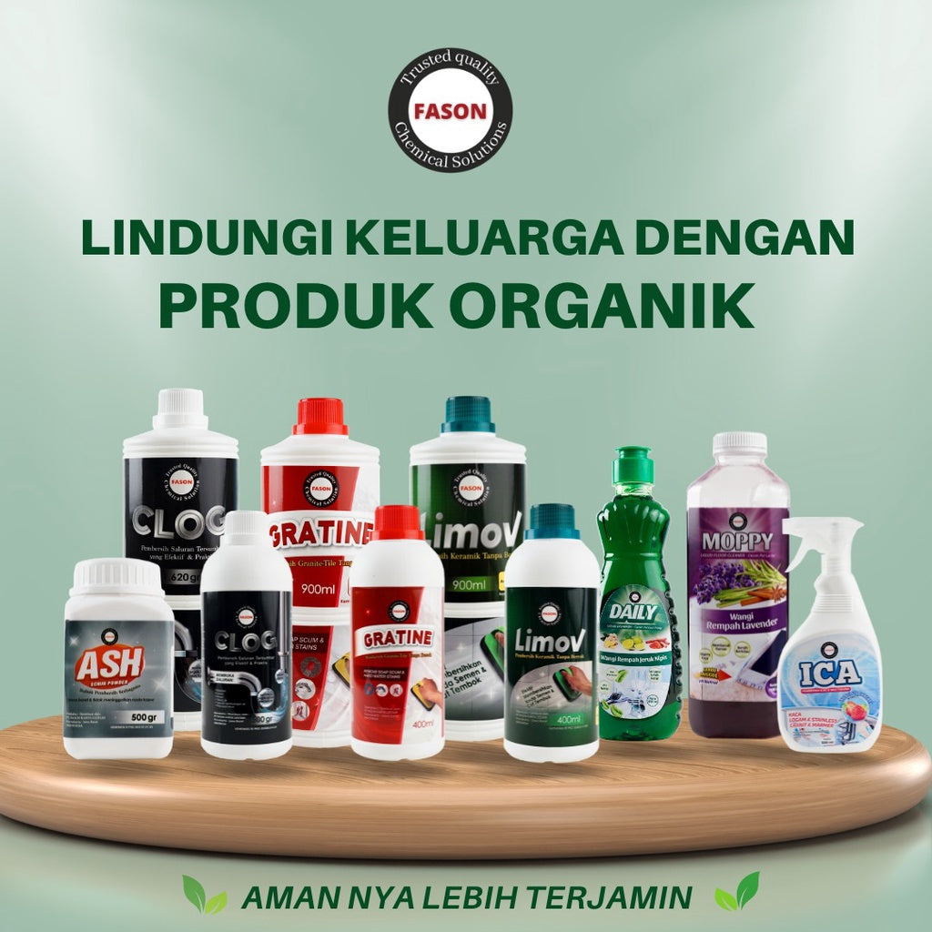Pembersih Keramik Noda Semen dan Cat Fason Limov 900 ml Bekas Cat