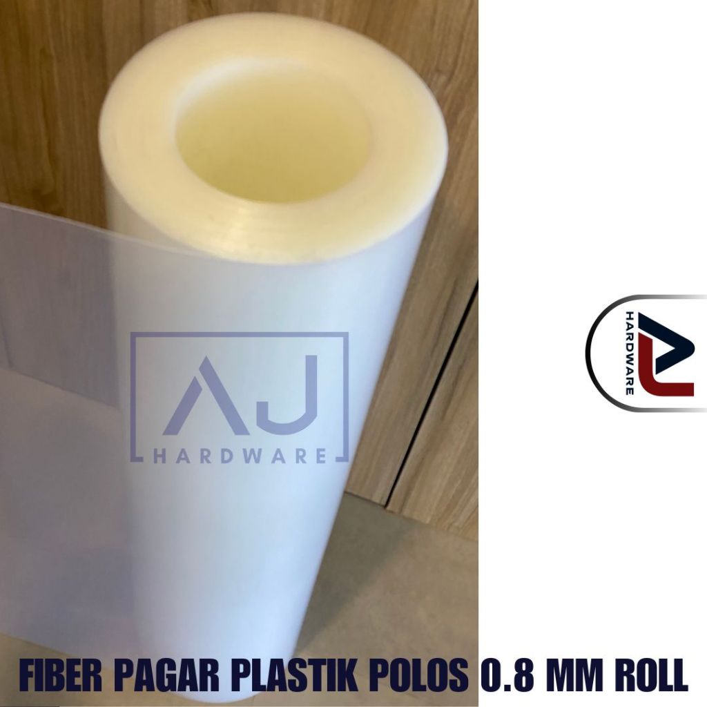 Penutup Pagar Rumah Fiber Polos Plastik Penutup Serbaguna 0.8 MM Roll