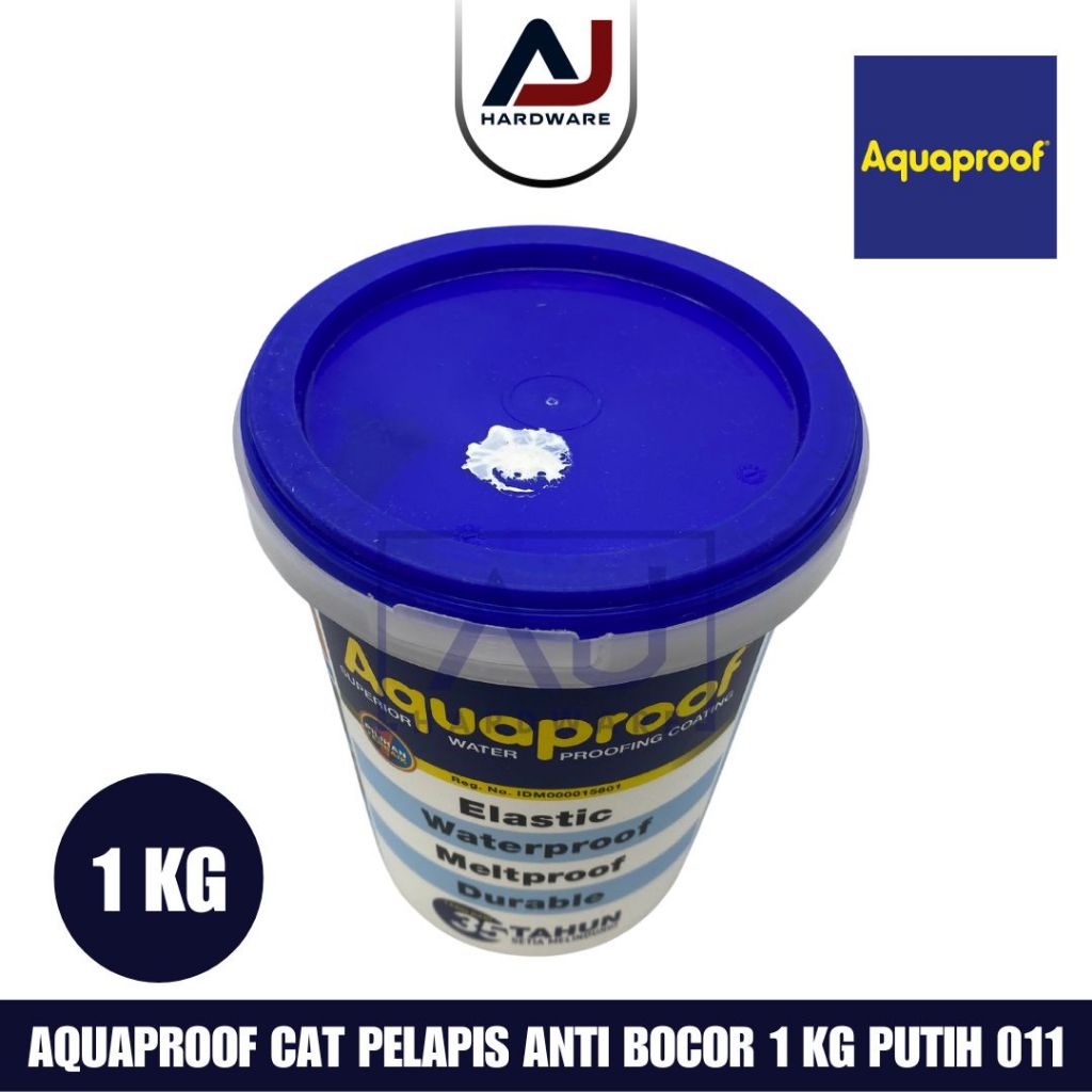 Cat Pelapis Anti Bocor Aquaproof Aqua proof 1kg Cat Waterproofing Aquaproof 1kg Aquaproof 1kg