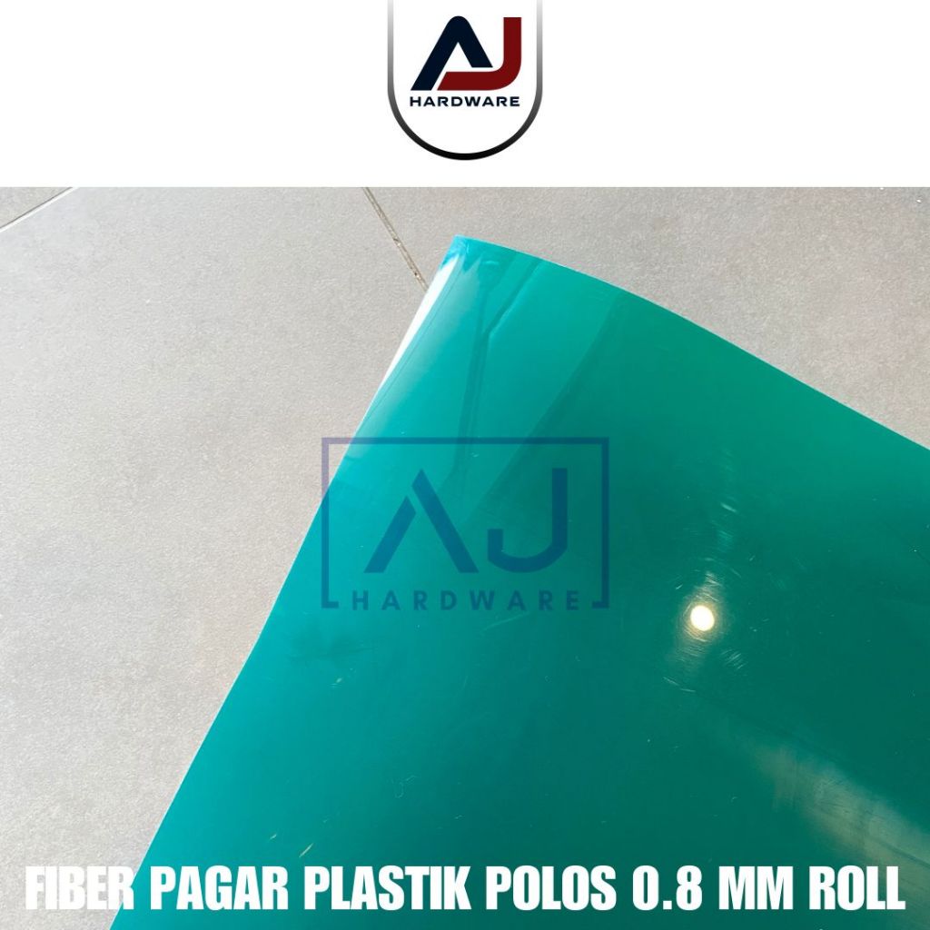 Penutup Pagar Rumah Fiber Polos Plastik Penutup Serbaguna 0.8 MM Roll