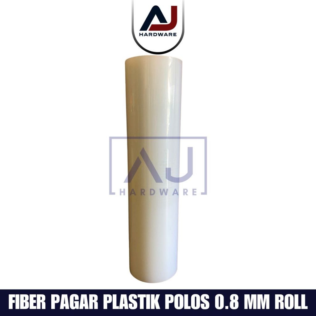 Penutup Pagar Rumah Fiber Polos Plastik Penutup Serbaguna 0.8 MM Roll