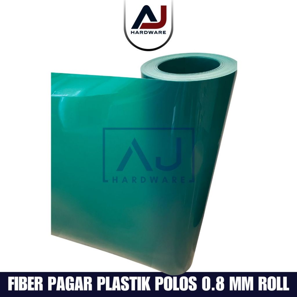 Penutup Pagar Rumah Fiber Polos Plastik Penutup Serbaguna 0.8 MM Roll