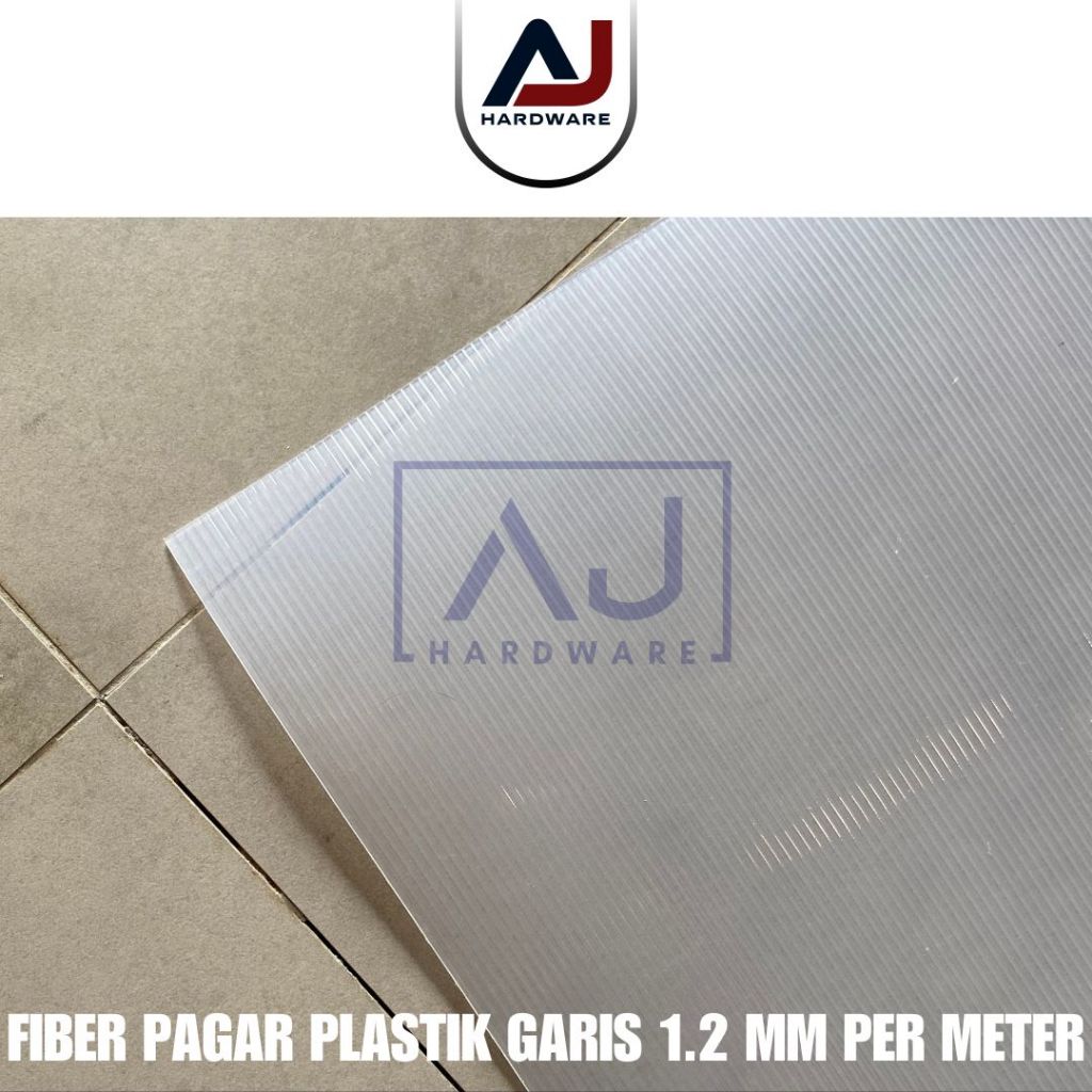Penutup Pagar Rumah Fiber Garis Plastik Penutup Serbaguna Tebal 1.2 MM Lebar/Tinggi 1 Meter Dijual Per Meter