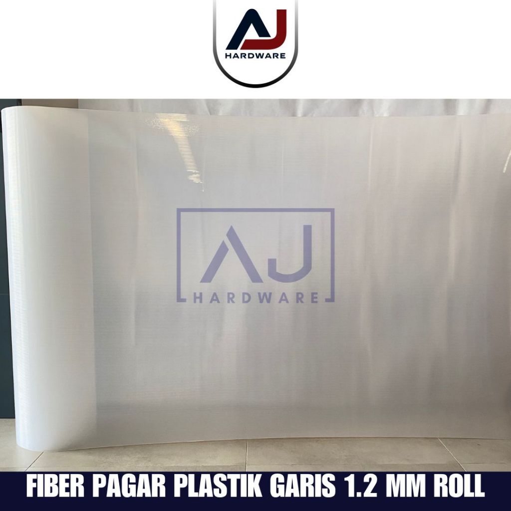 Penutup Pagar Rumah Fiber Garis Plastik Penutup Serbaguna 1.2 MM Dijual Per Roll Anti Karat, Tahan Cuaca, dan Tahan Lama