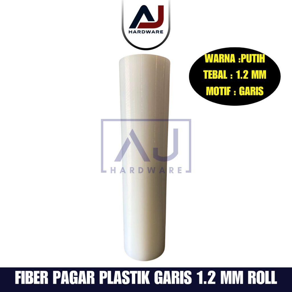 Penutup Pagar Rumah Fiber Garis Plastik Penutup Serbaguna 1.2 MM Dijual Per Roll Anti Karat, Tahan Cuaca, dan Tahan Lama