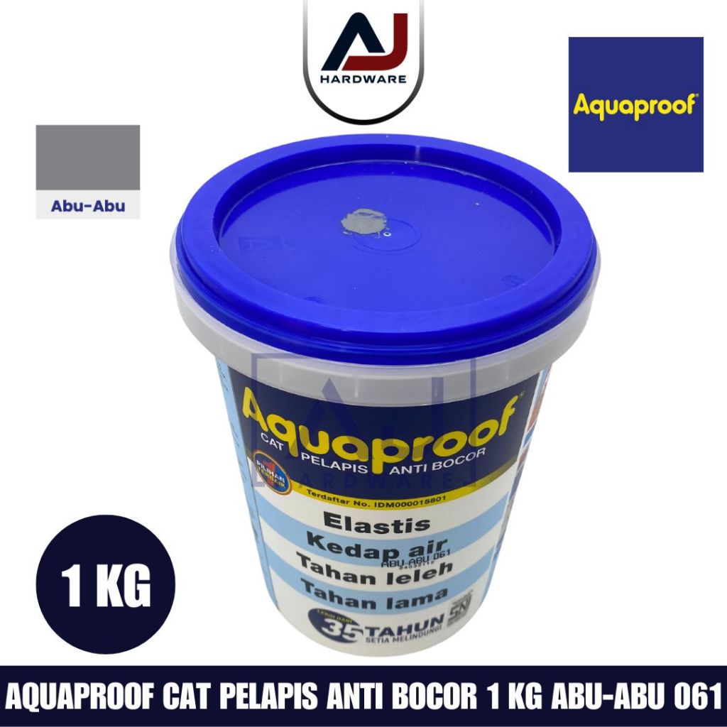 Cat Pelapis Anti Bocor Aquaproof Aqua proof 1kg Cat Waterproofing Aquaproof 1kg Aquaproof 1kg