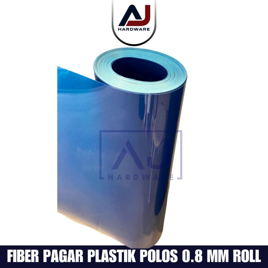 Penutup Pagar Rumah Fiber Polos Plastik Penutup Serbaguna 0.8 MM Roll
