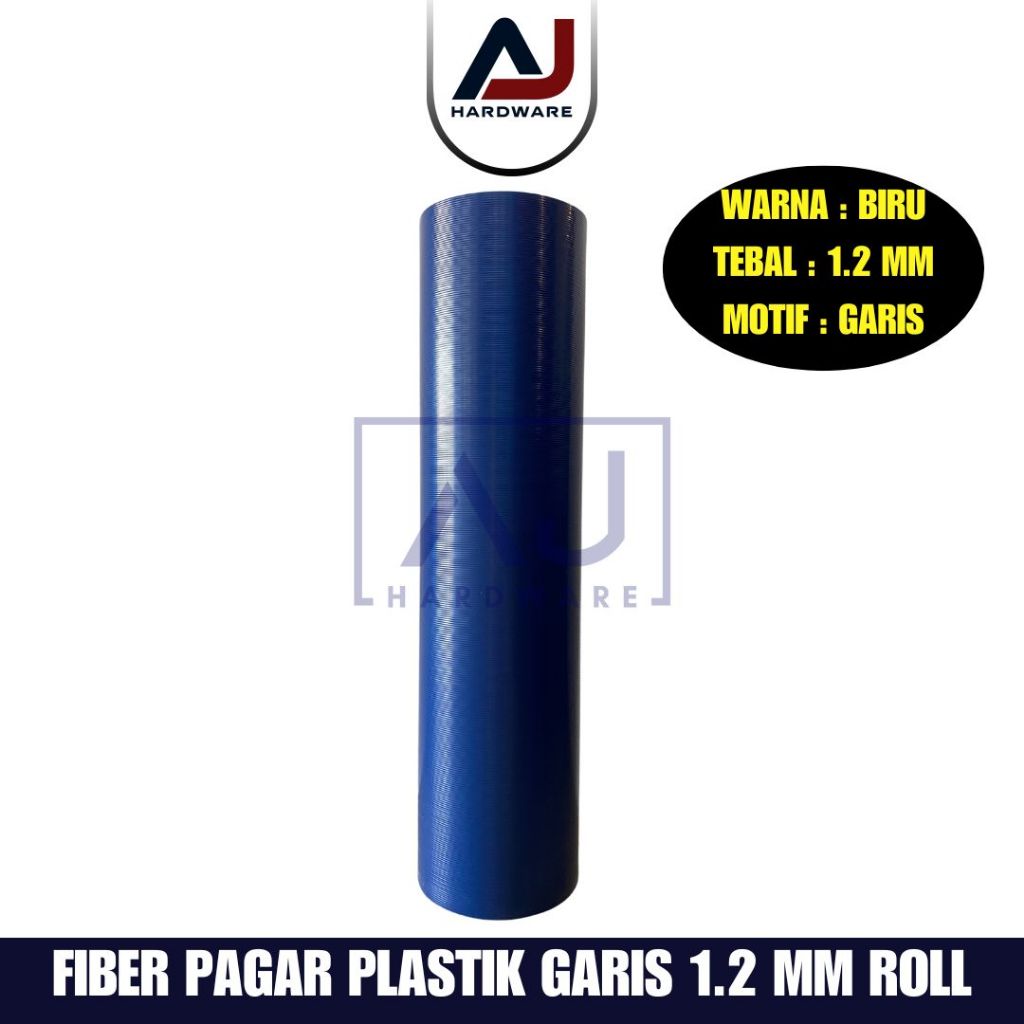 Penutup Pagar Rumah Fiber Garis Plastik Penutup Serbaguna 1.2 MM Dijual Per Roll Anti Karat, Tahan Cuaca, dan Tahan Lama