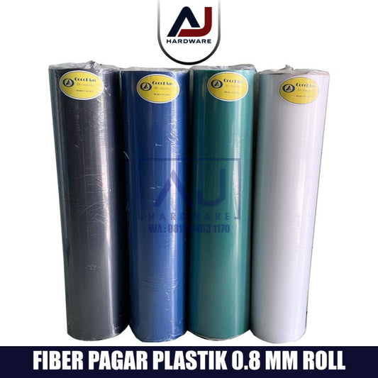 Penutup Pagar Rumah Fiber Garis Plastik Penutup Serbaguna 0.8 MM Roll
