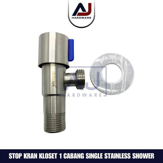 Stop Kran Kloset 1 Cabang Single Stainless Jet Shower Camel Stop Kran Air Kloset 1/2 Inch