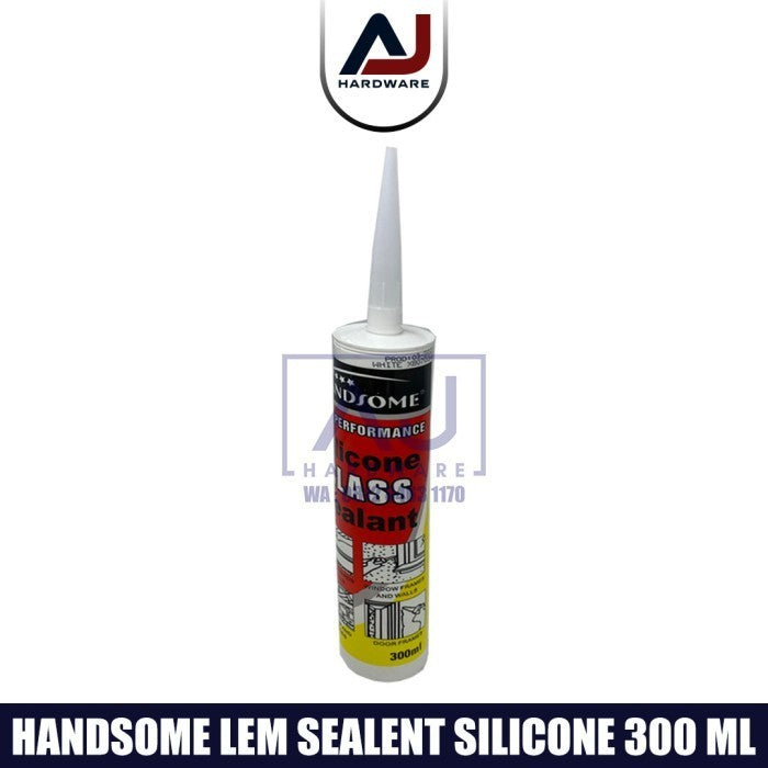 Lem Kaca Botol Handsome Silicon Sealant Lem Silicon Multi Propose